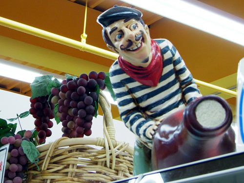 Even French men can wear a beret and look good - well, sort of....
