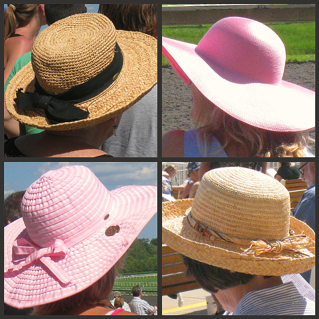 A sample of hats from a day at the races!
