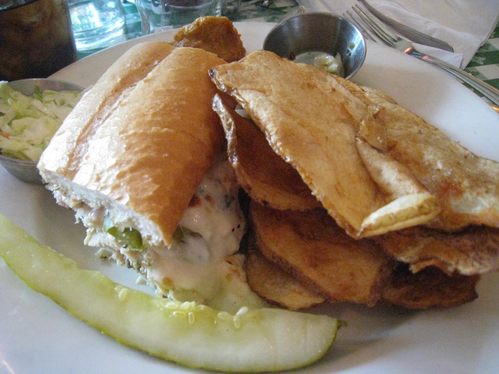Mr. Chicken Sandwich - my split