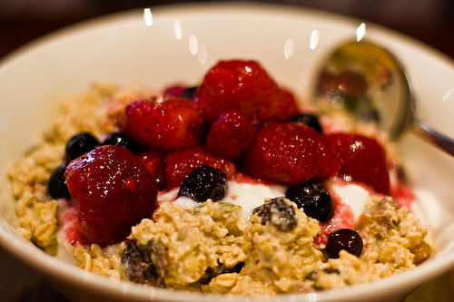 Muesli is a delightful breakfast for many in Scandanavia.
