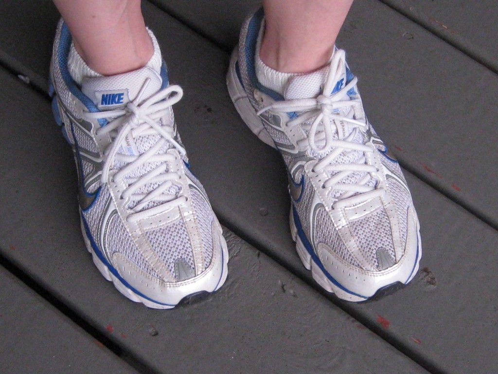 Running shoes Getting ready for my morning run...