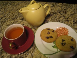 A little tea with my cookie please....