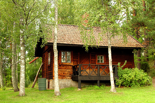 A typical finnish sauna...