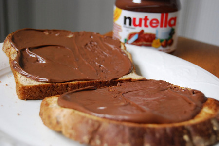 Nutella: Europe's answer to peanut butter. Nutella: Europe's answer to peanut butter.