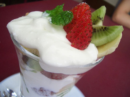 Yogurt, filled with healthy probiotics, is popular all over Europe.