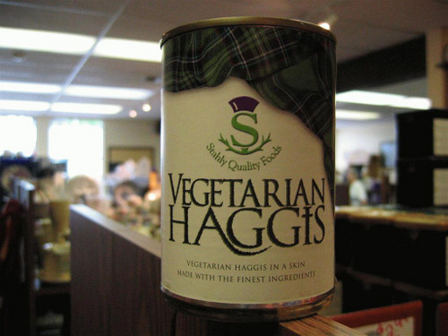 Vegetarian haggis? What will they think of next!