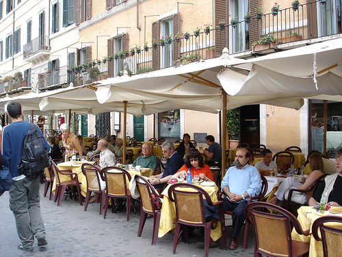 Italian Cafe Long lunches in Italy may soon be a thing of the past. Photo courtesy of EuroCheapo