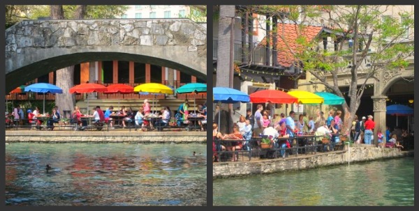 San Antonio Riverwalk collage