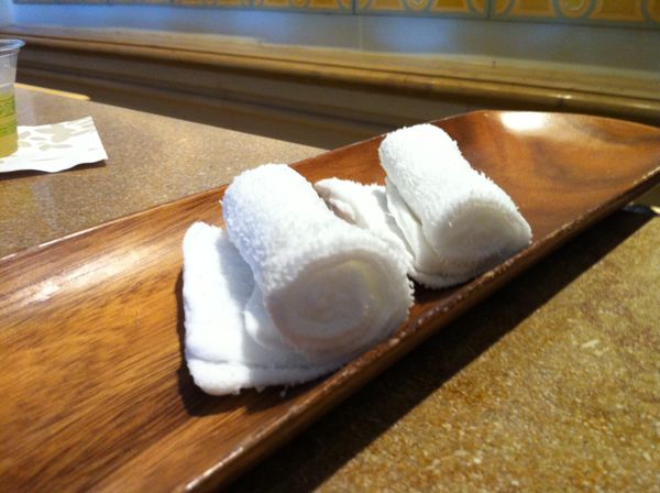 Lavendar towels